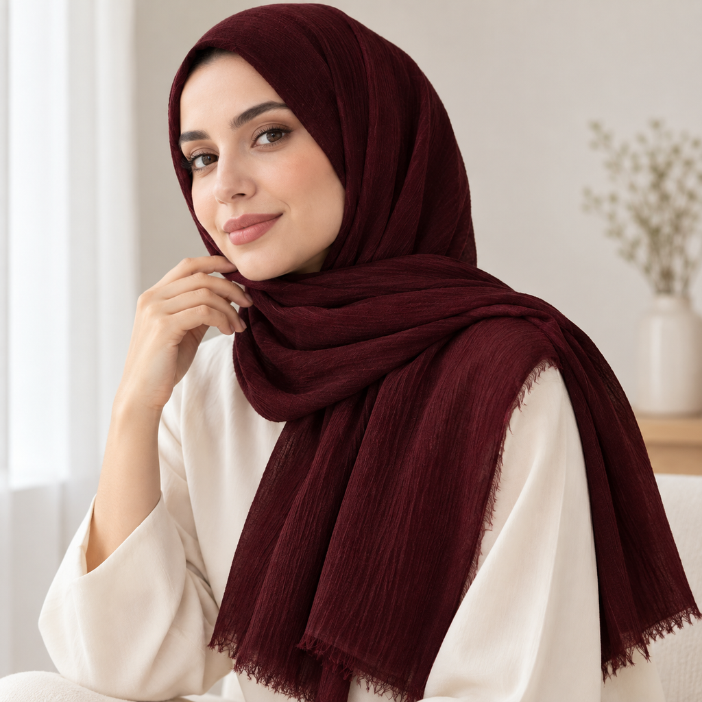 Burgundy Scarf