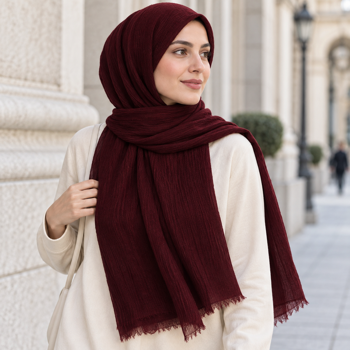 Burgundy Scarf