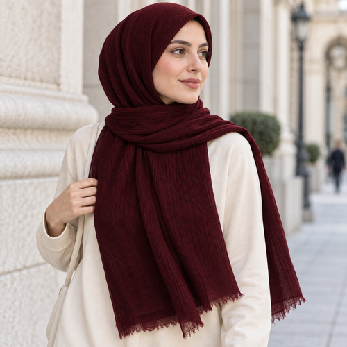 Burgundy Scarf