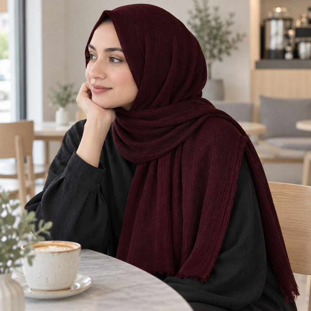 Burgundy Scarf